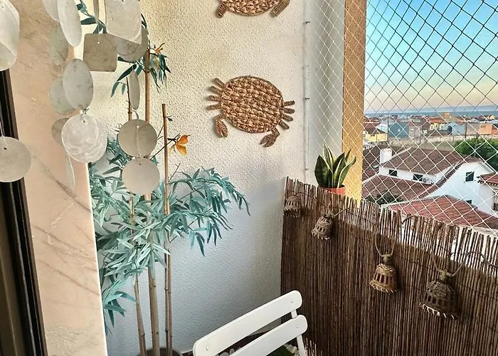 1-bedroom Sea View With Private Balcony Costa Da Caparica, Just 5 Minutes From The *